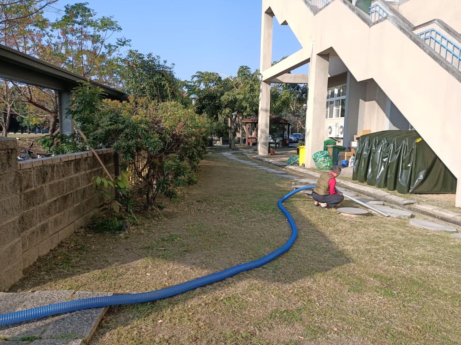 河川局實際抽水肥的狀況